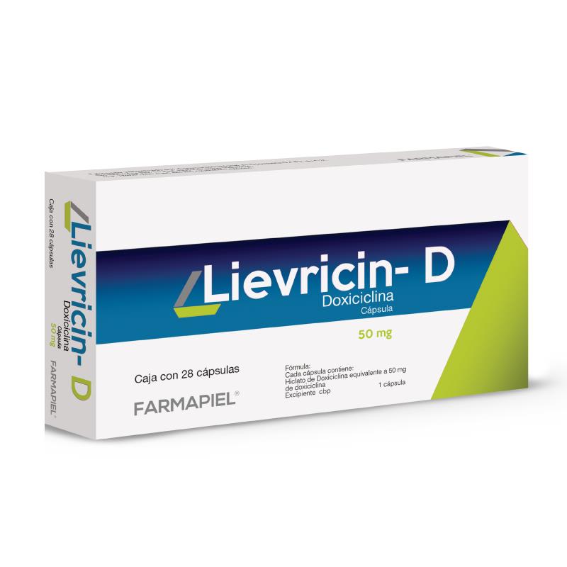 FARMAPIEL LIEVRICIN-D 50 MG 28 CAPS VR
