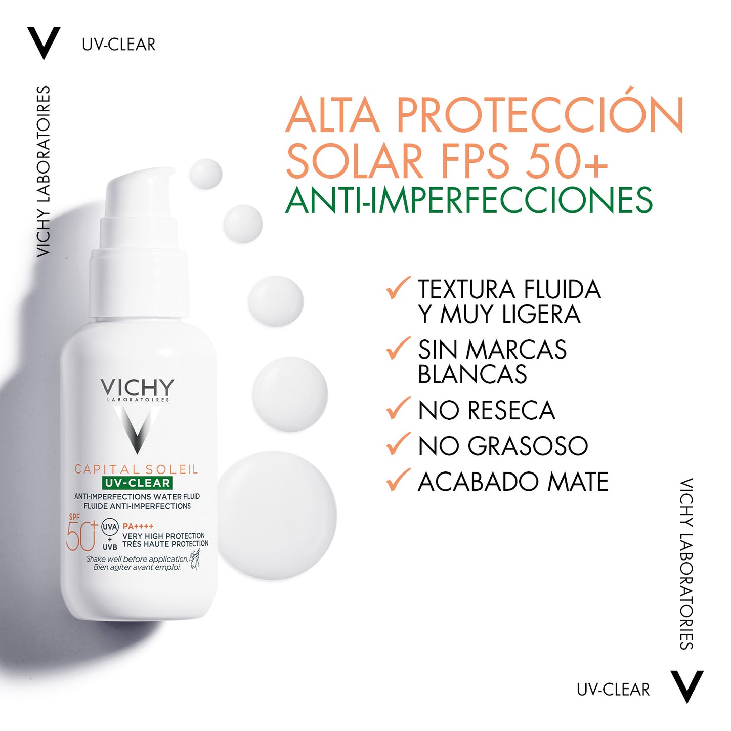 VICHY CAPITAL SOLEIL UV CLEAR Fps 50 +