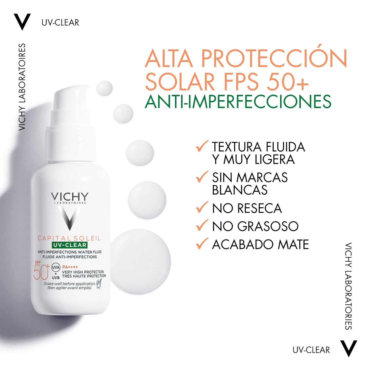 VICHY CAPITAL SOLEIL UV CLEAR Fps 50 +