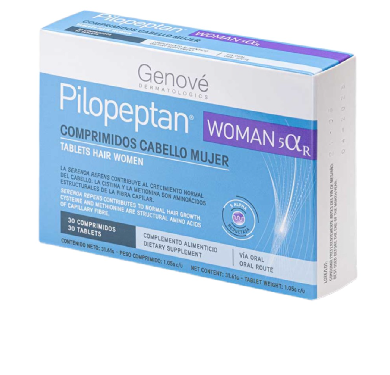 GENOVÉ PILOPEPTAN WOMAN 5 ALFA R 30 TABLETAS