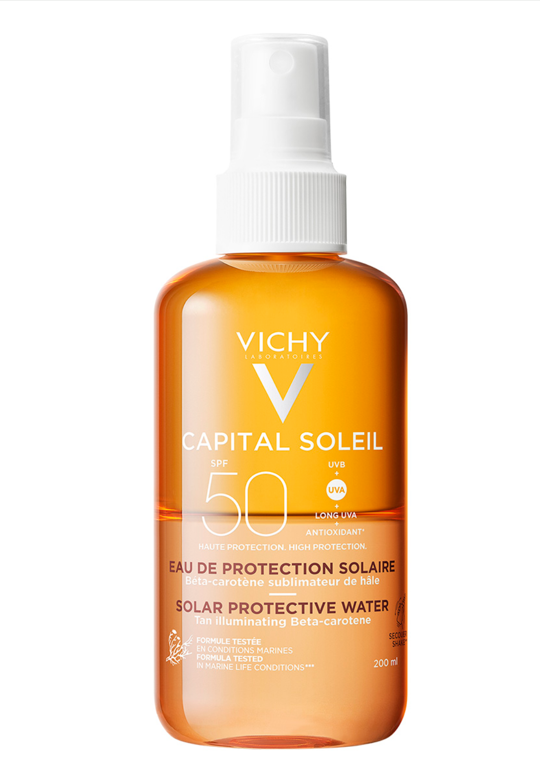 VICHY CAPITAL SOLEI AGUA DE PROTECC SOLAR BRONCEADORA 200ML