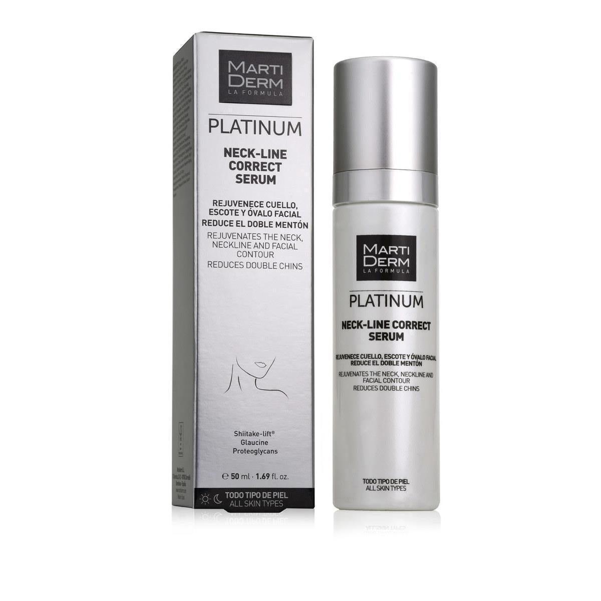 MARTIDERM PLATINUM NECK-LINE CORRECT SERUM CUELLO Y ESCOTE 50 ML