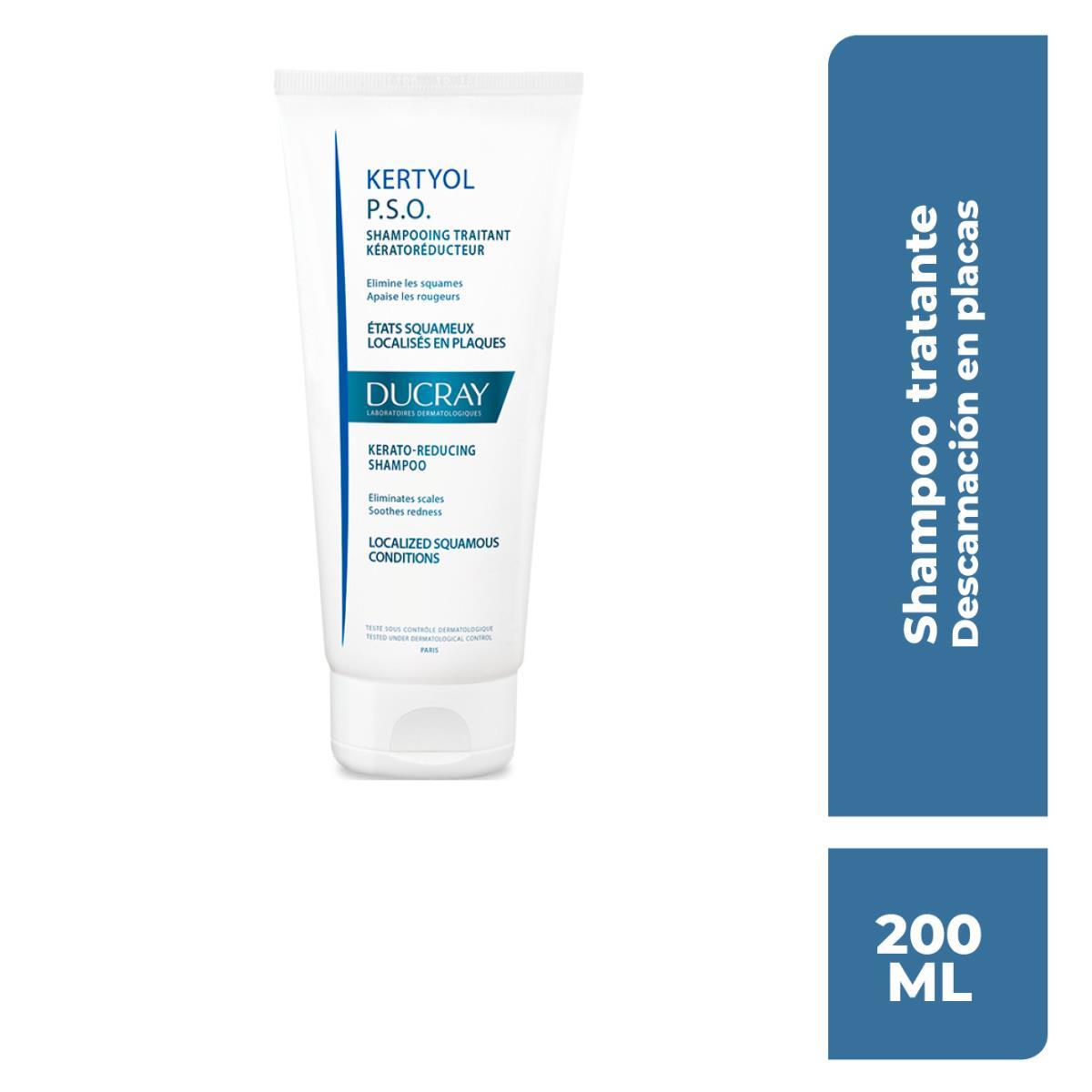 DUCRAY KERTYOL P.S.O. SHAMPOO AUXILIAR DE TRATAMIENTO REEQUILIBRANTE ANTI COMEZÓN 200 ML