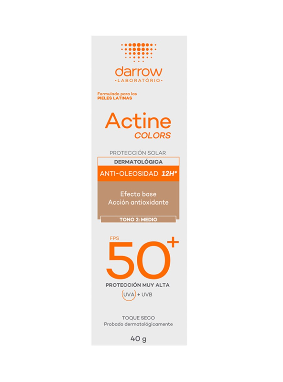 DARROW ACTINE COLORS FPS 50+ TONO 2: MEDIO 40G