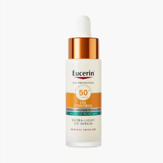 EUCERIN OIL CONTROL TOQUE SECO SERUM UV ULTRA LIGERO 30ML