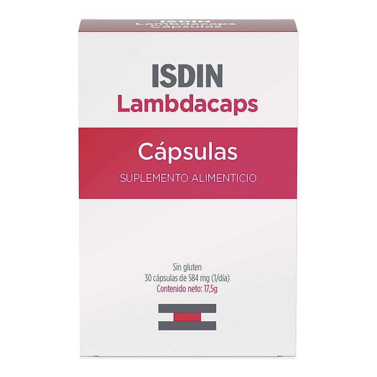 ISDIN LAMBDACAPS CÁPSULAS CAJA CON 30 CÁPSULAS