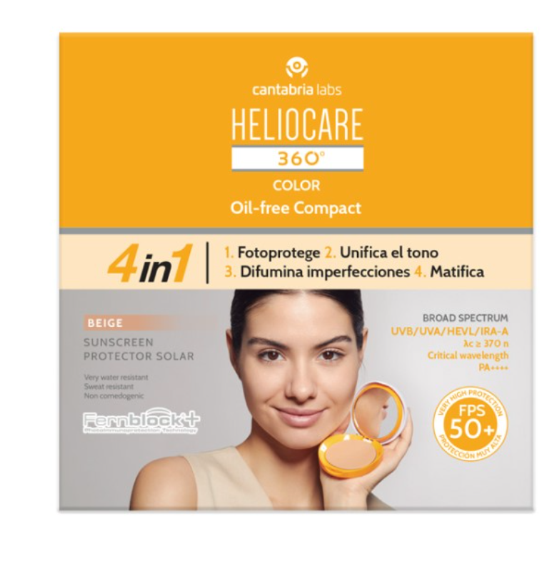 HELIOCARE 360 PROTECTOR SOLAR- GEL OIL FREE COMPACTO BEIGE 50+ 10G