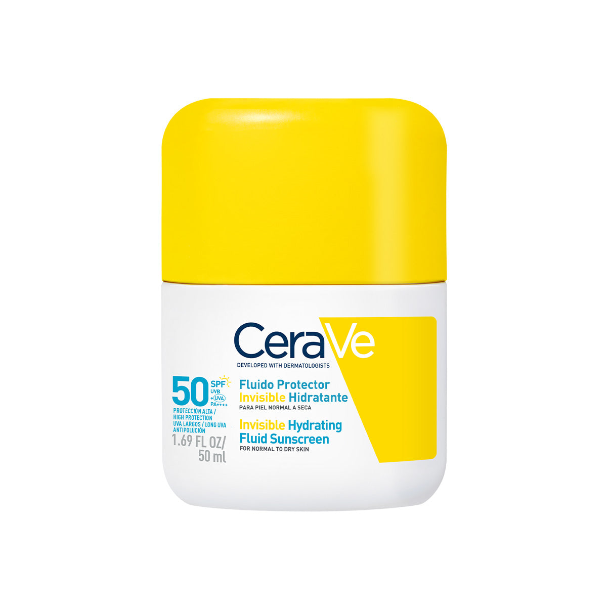 CERAVE FLUIDO PROTECTOR SOLAR INVISIBLE HIDRATANTE 50FPS 50ML