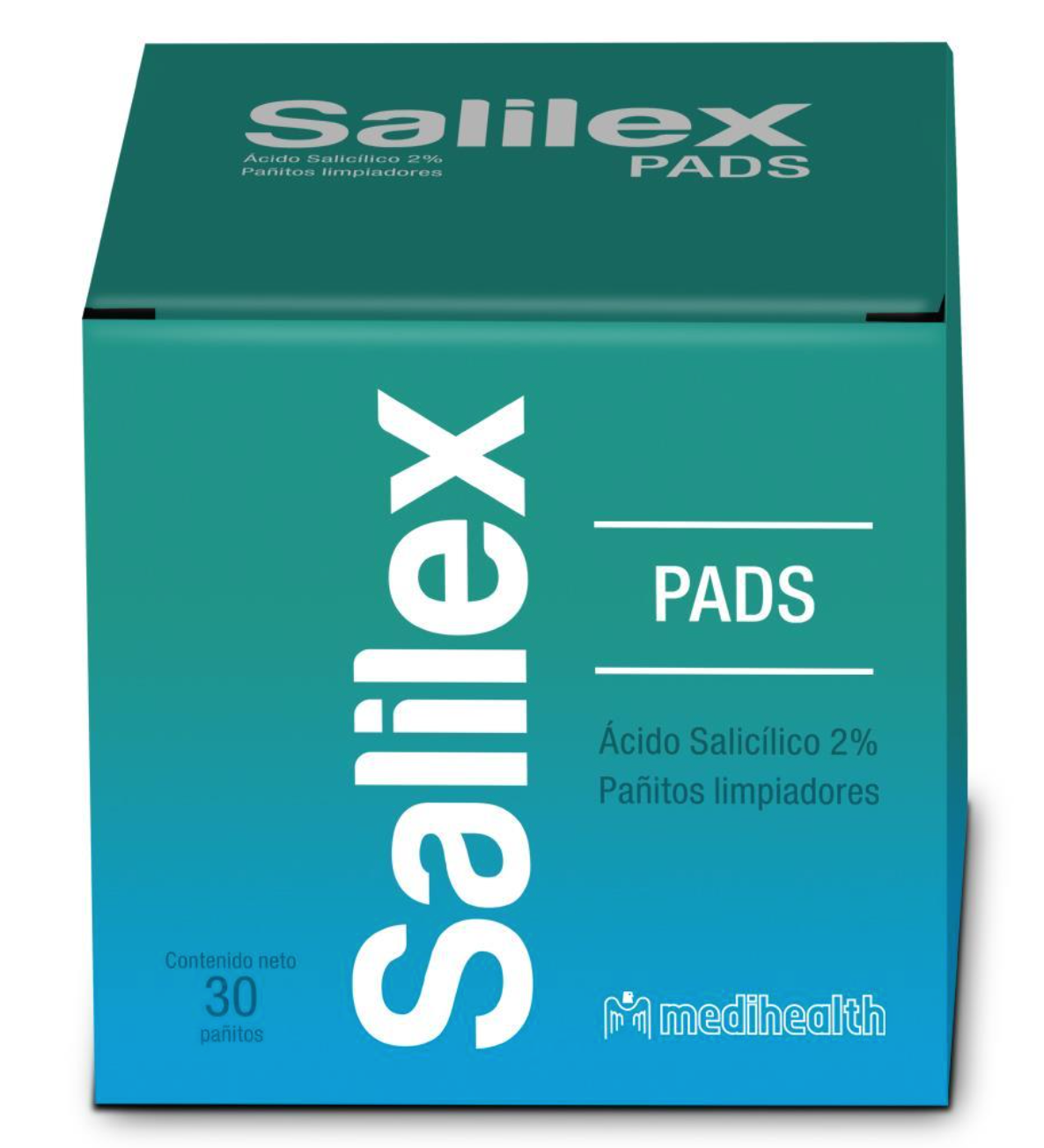 MEDIHEALTH SALILEX PADS 30 PAÑOS LIMPIADORES