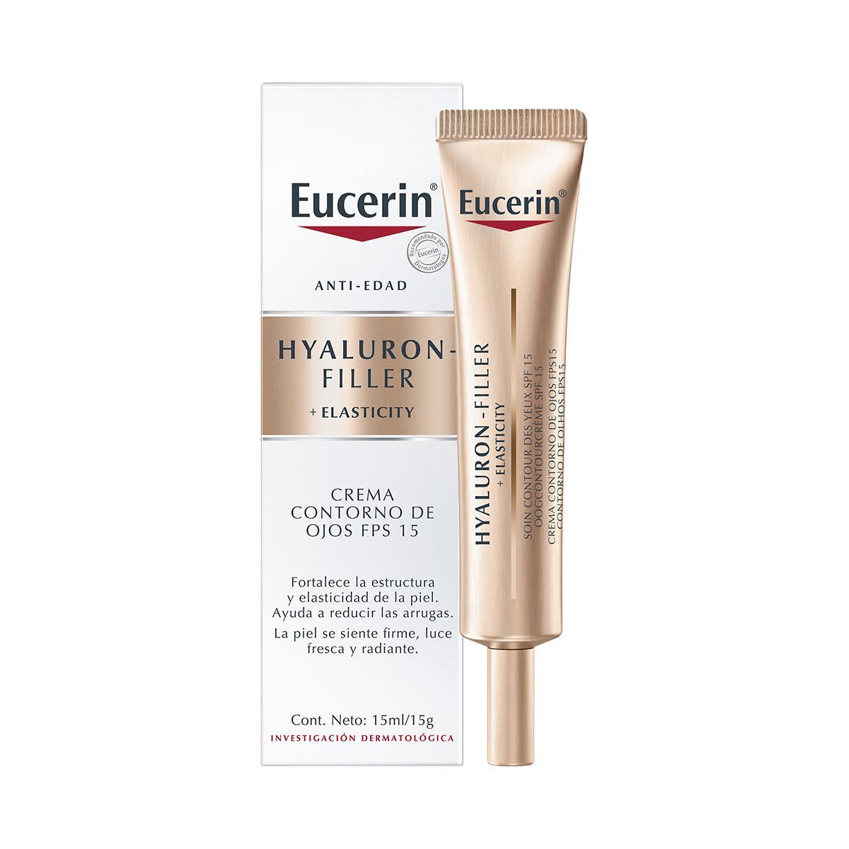 EUCERIN HYALURON FILLER + ELASTICITY CONTORNO DE OJOS 15ML