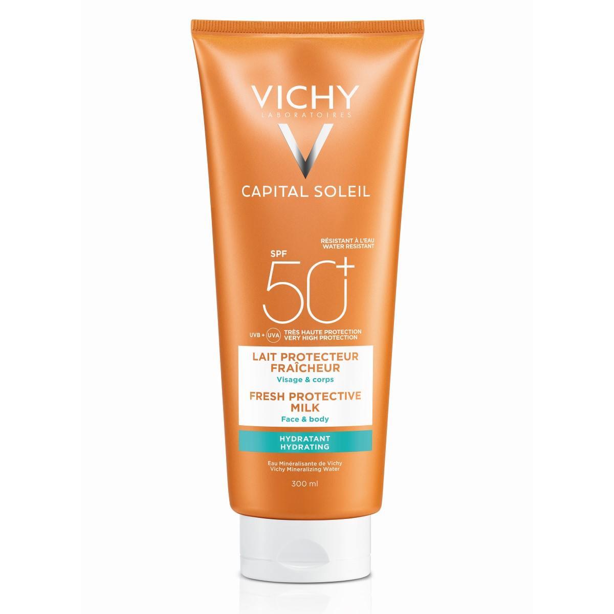 VICHY CAPITAL SOLEIL LAIT PROTECTEUR HYDRATANT INVISIBLE 300 ml