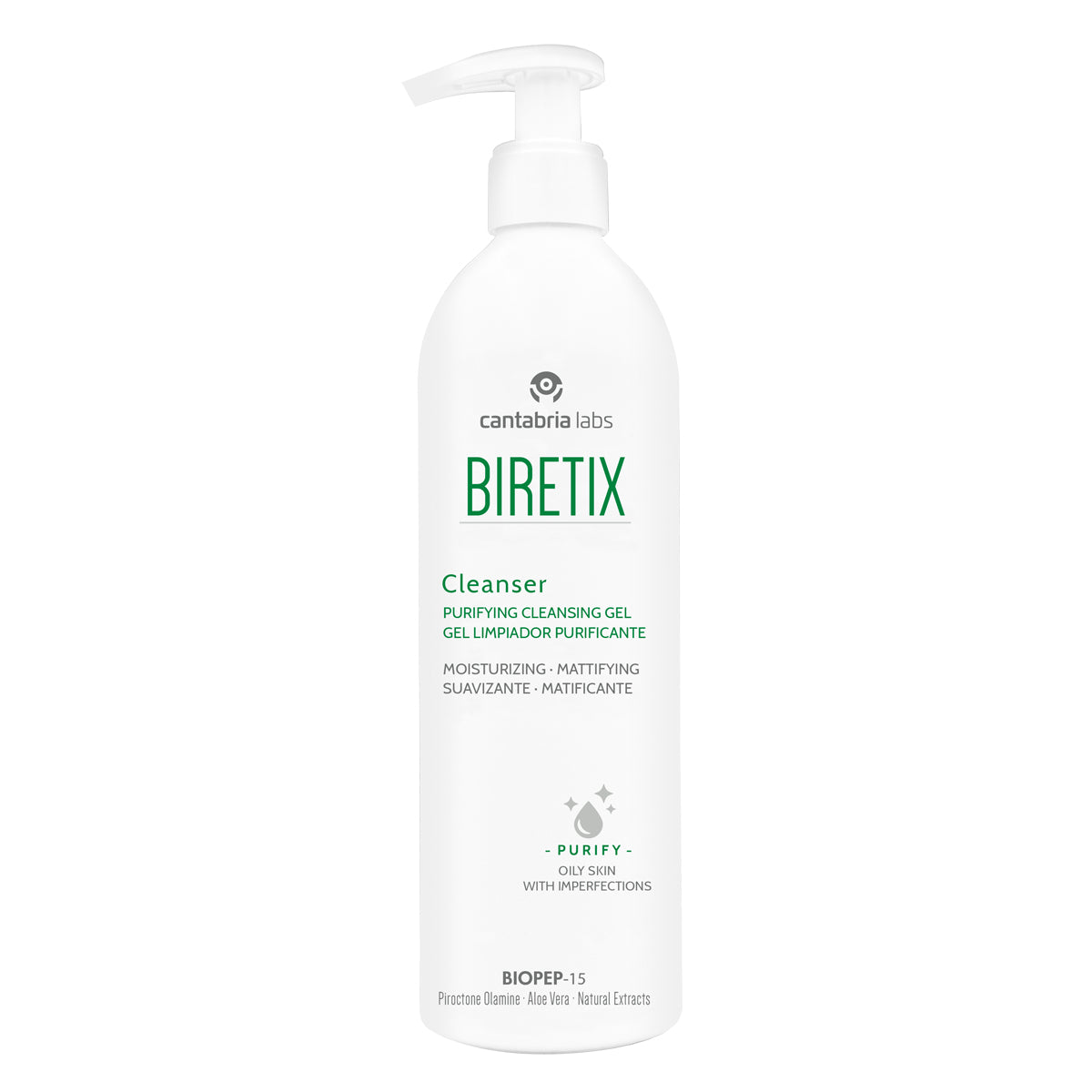 CANTABRIA BIRETIX CLEANSER GEL LIMPIADOR PURIFICANTE 400ML