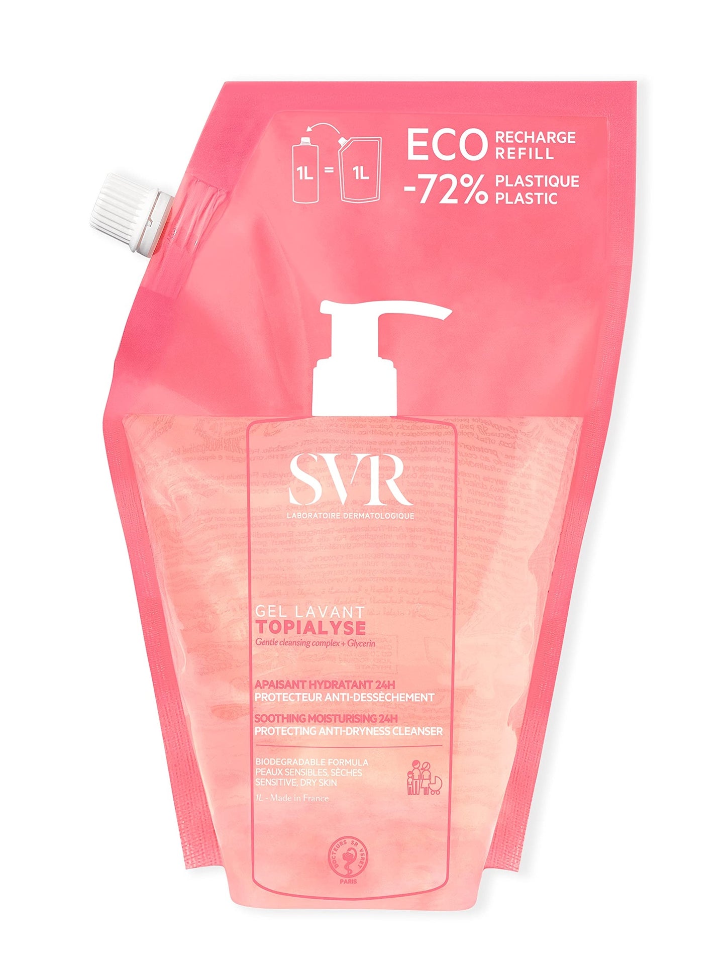 SVR TOPIALYSE GEL LAVANT REFILL 1 L