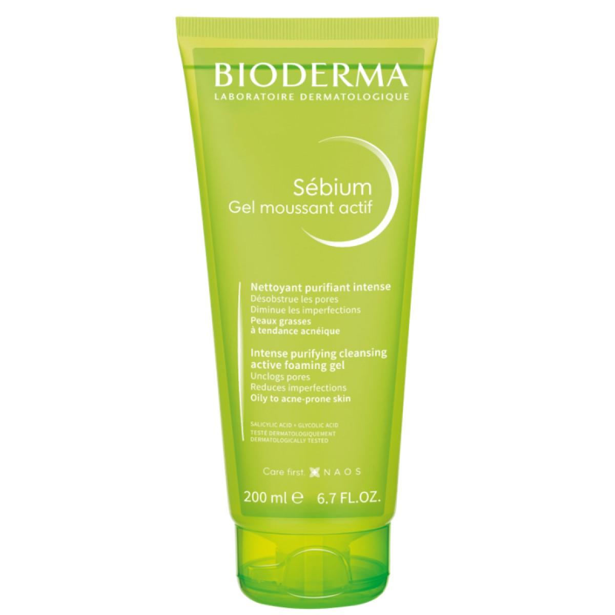 Bioderma Sébium Gel Moussant Actif 200Ml