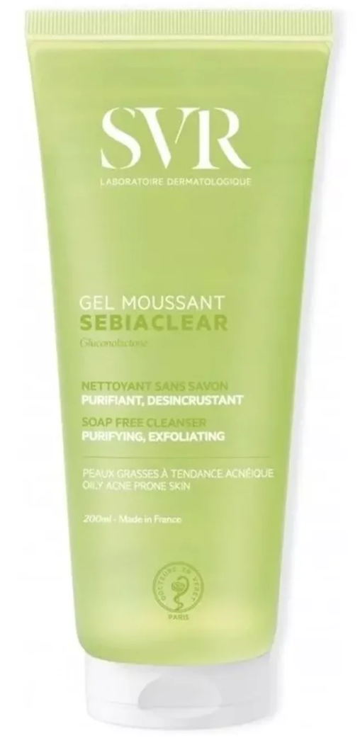 SVR SEBIACLEAR GEL MOUSSANT DERMOLIMPIADOR PARA PIEL GRASA 200 ML