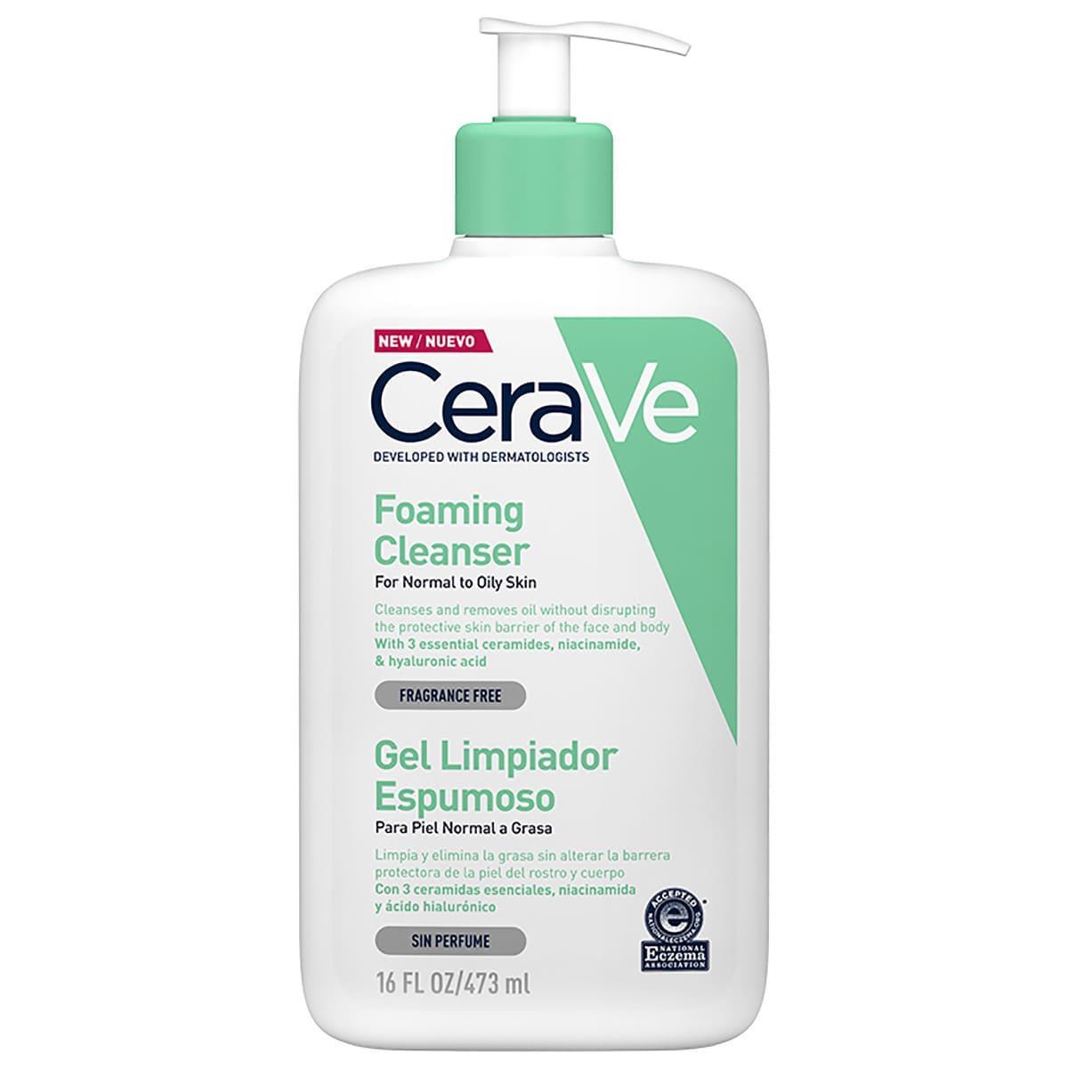 CERAVE GEL LIMPIADOR ESPUMOSO 16OZ / 473ML