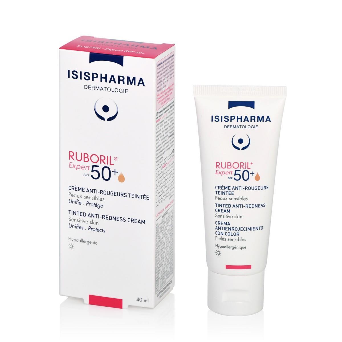 ISISPHARMA RUBORIL EXPERT CREMA ANTIROJECIMIENTO CON COLOR SPF 50+ 40 ML