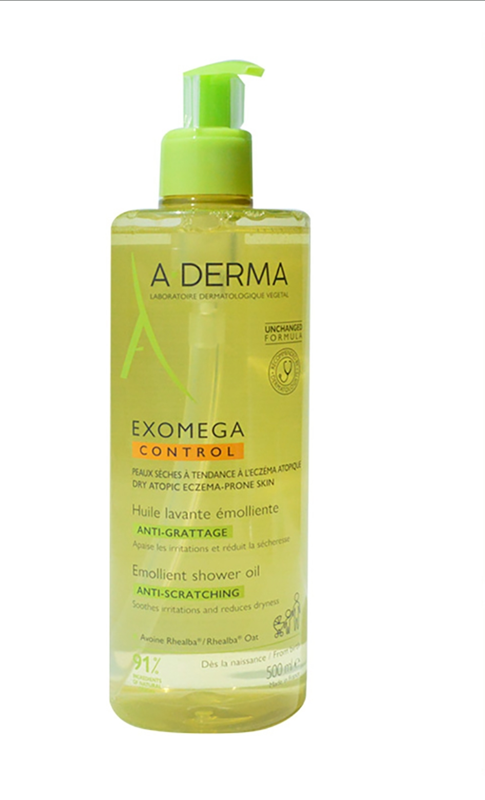 A-DERMA EXOMEGA CONTROL (DERMOLIMPIADOR EN ACEITE) 500ML