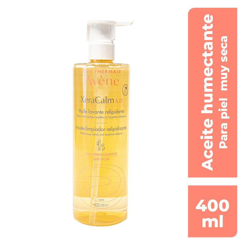 AVENE XERACALM A.D ACEITE DERMO-LIMPIADOR RELIPIDIZANTE 400 ML