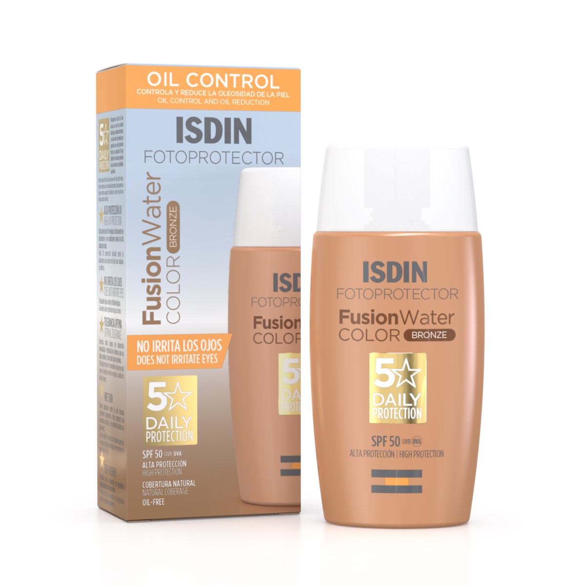 ISDIN FOTOPROTECTOR SPF 50 FUSION WATER COLOR BRONZE 50ML