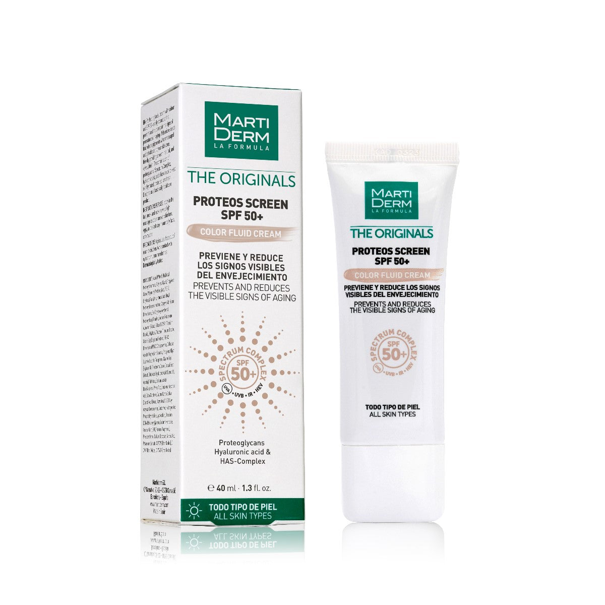 MARTIDERM PROTEOS SCREEN SPF 50+ CON COLOR 40 ML