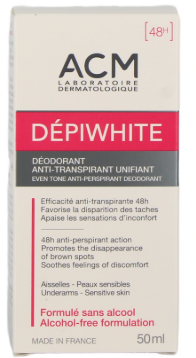 ACM DEPIWHITE DESODORANTE ANTITRANSPARENTE DESPIGMENTANTE 50ML