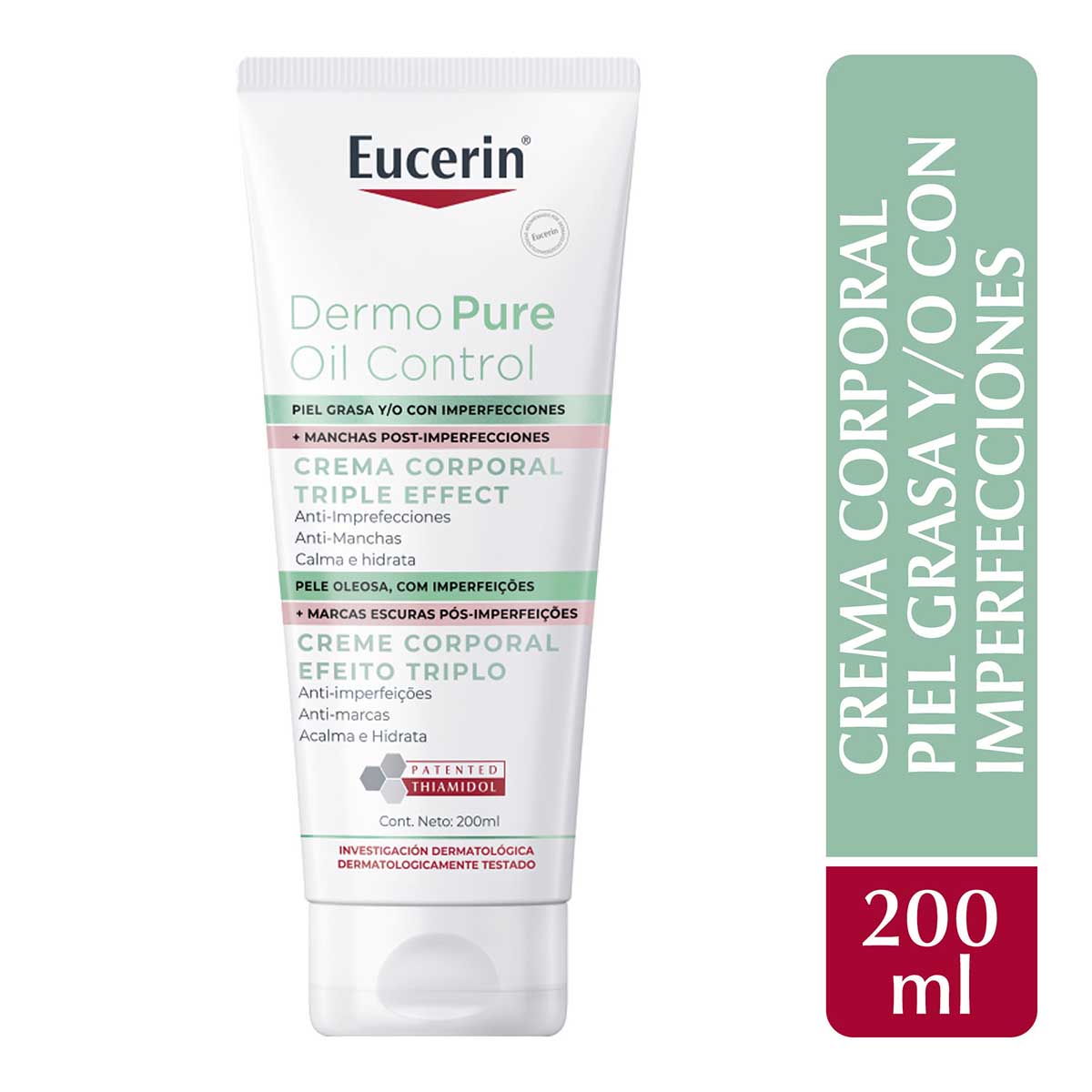 EUCERIN DERMOPURE OIL CONTROL CREMA CORPORAL TRIPLE EFECTO 200 ML