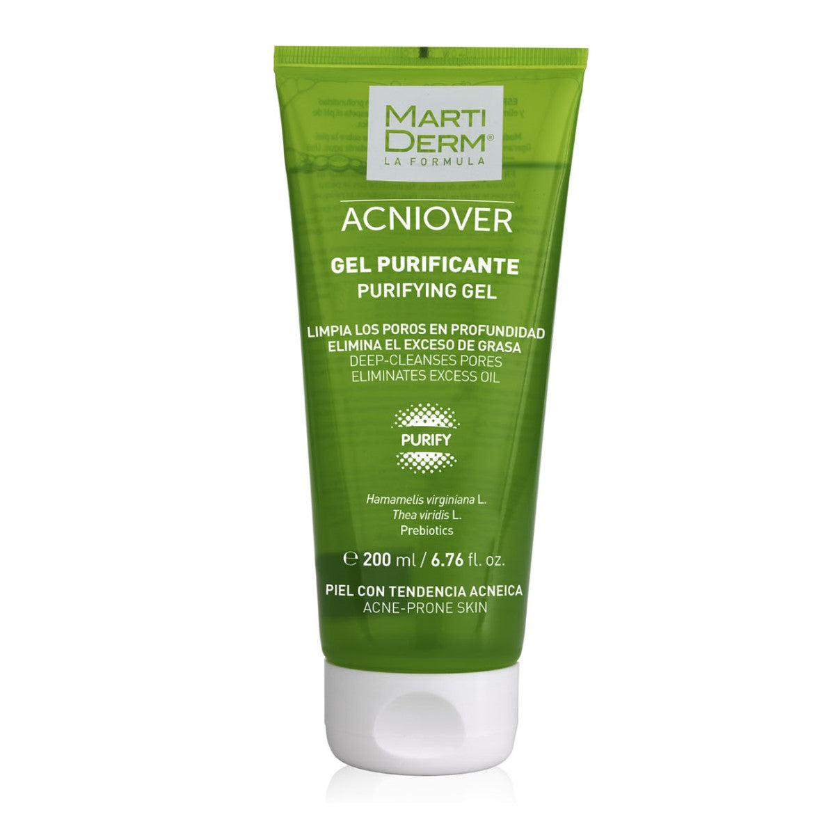 MARTIDERM ACNIOVER GEL PURIFICANTE  200 ML.
