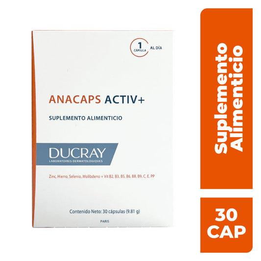 DUCRAY ANACAPS ACTIV+ 30 CAPSULAS