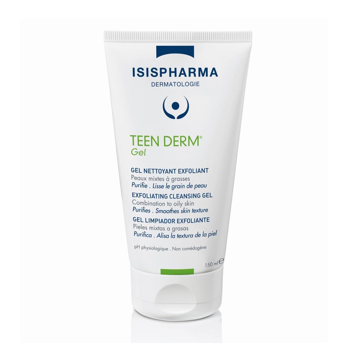 ISISPHARMA TEEN DERM GEL LIMPIADOR EXFOLIANTE  150ML
