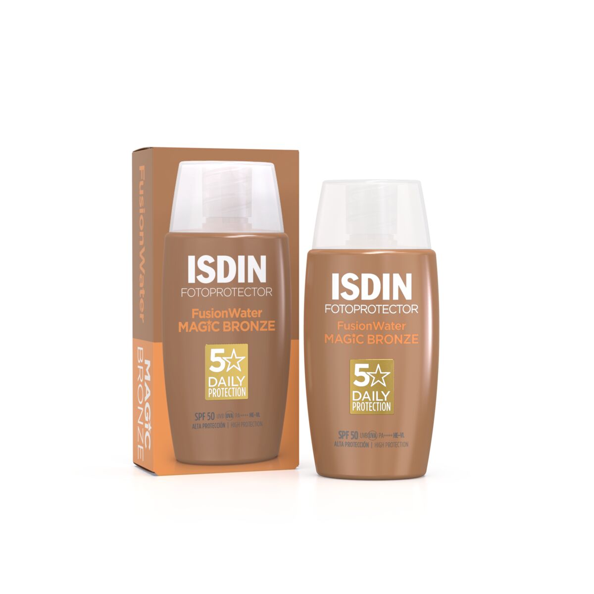ISDIN FOTOPROTECTOR SPF 50 FUSION WATER COLOR BRONZE 50ML