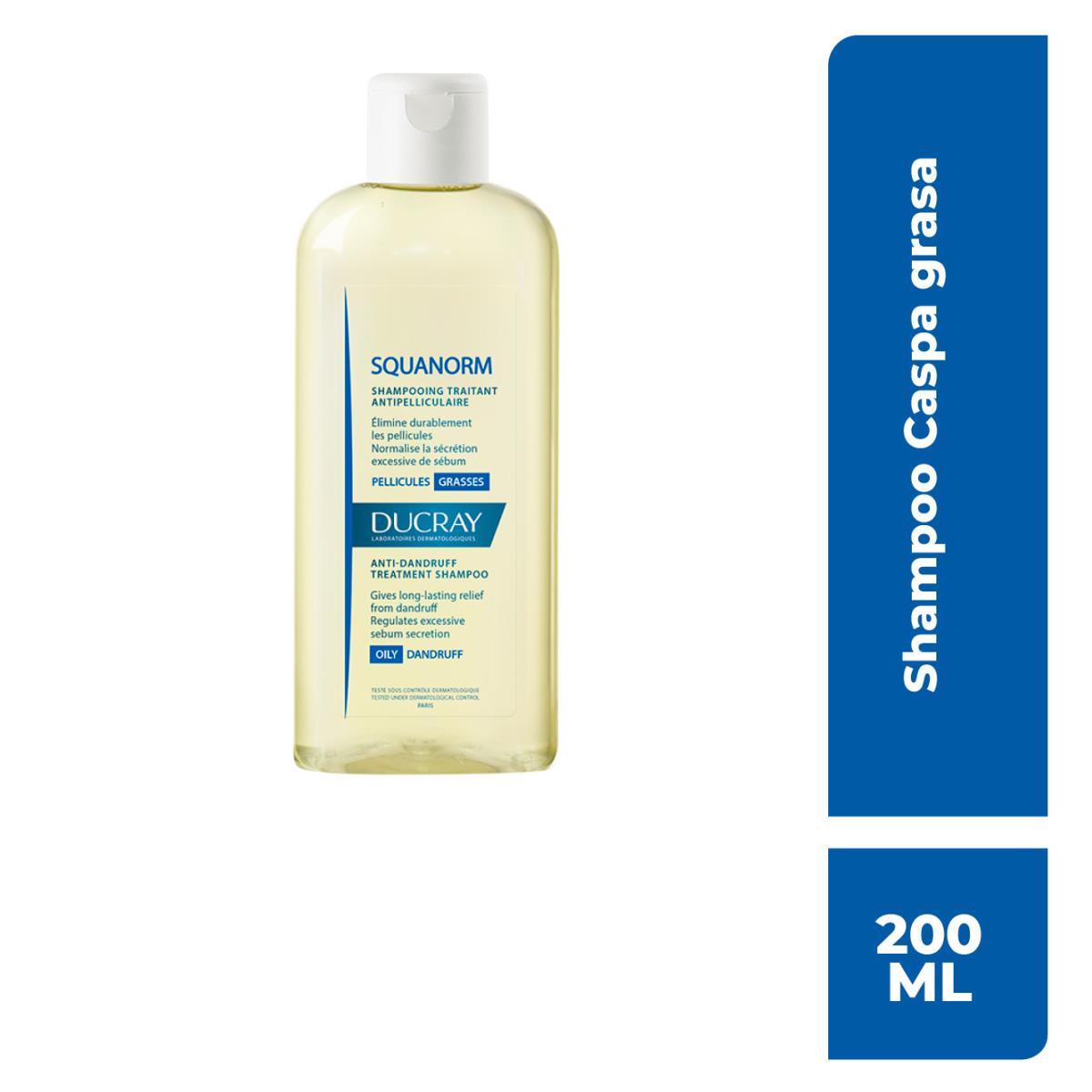 DUCRAY Squanorm Shampoo Anticaspa Para Caspa Grasa 200 Ml