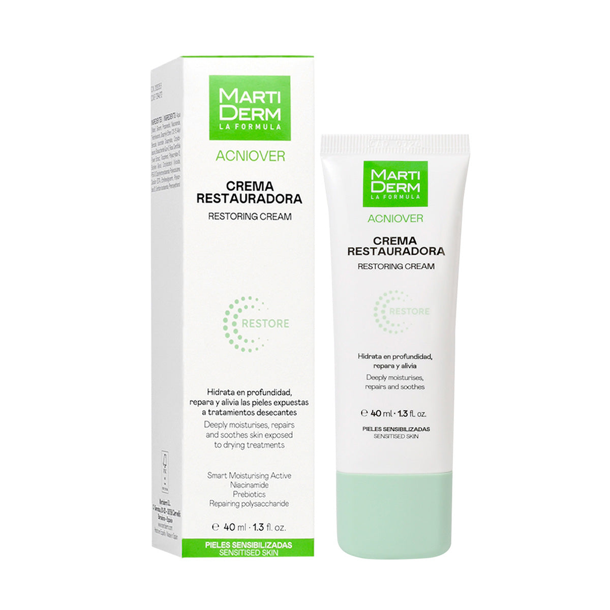 MARTIDERM ACNIOVER CREMA RESTAURADORA 40 ML