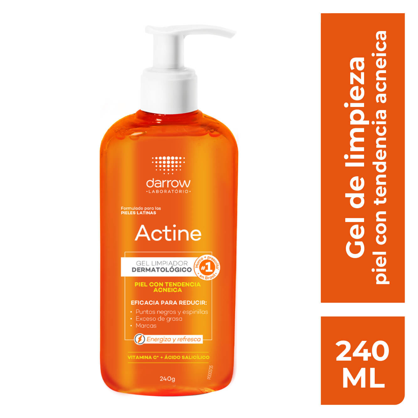 Darrow Actine Gel Limpiador 240G