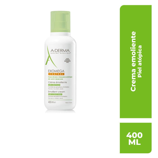 ADERMA Exomega Control Crema Facial Y Corporal 400 Ml