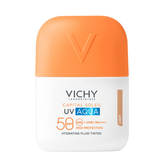 VICHY CAPITAL SOLEIL UV AQUA PROTECTOR SOLAR LIGERO TONO LIGHT 50 ML
