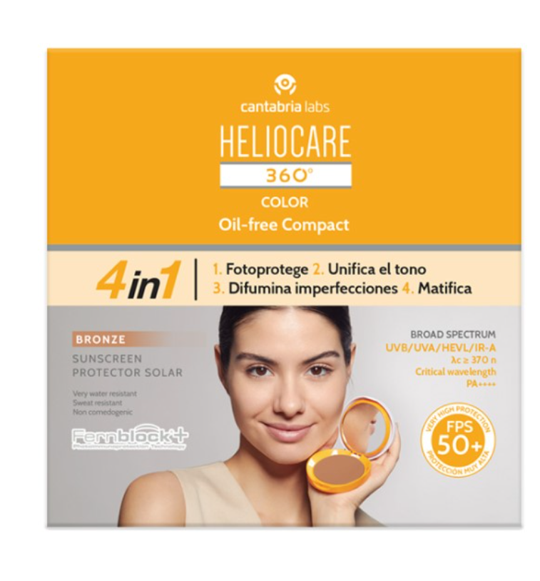 HELIOCARE 360 OIL FREE PROTECTOR SOLAR COMPACTO BRONZE 50+ 10G