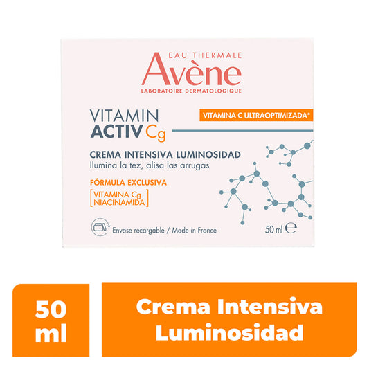 AVENE CREMA VITAMIN Cg ACTIVE- CREMA INTENSIVA LUMINOSIDAD50ML