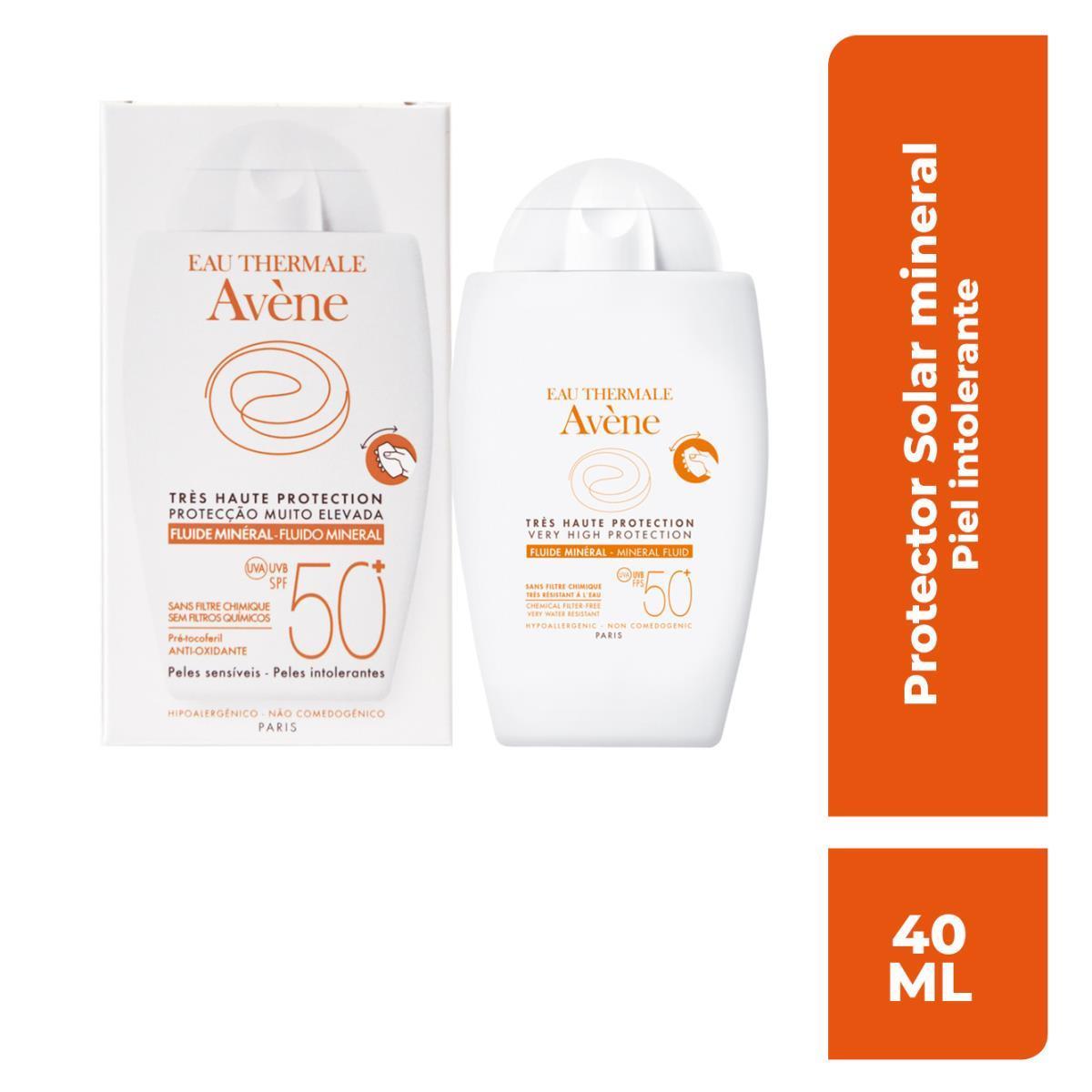 AVÉNE FLUIDO MINERAL FPS 50+ 40 ML