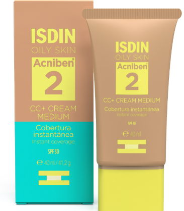 ISDIN ACNIBEN Cc+CREAM MEDIUM SPF30 40ML
