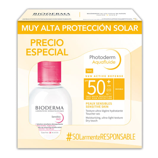 Bioderma Pack Photoderm Semana Santa 2024 (Sensibio H2o 100Ml + Photoderm Aquafluido)