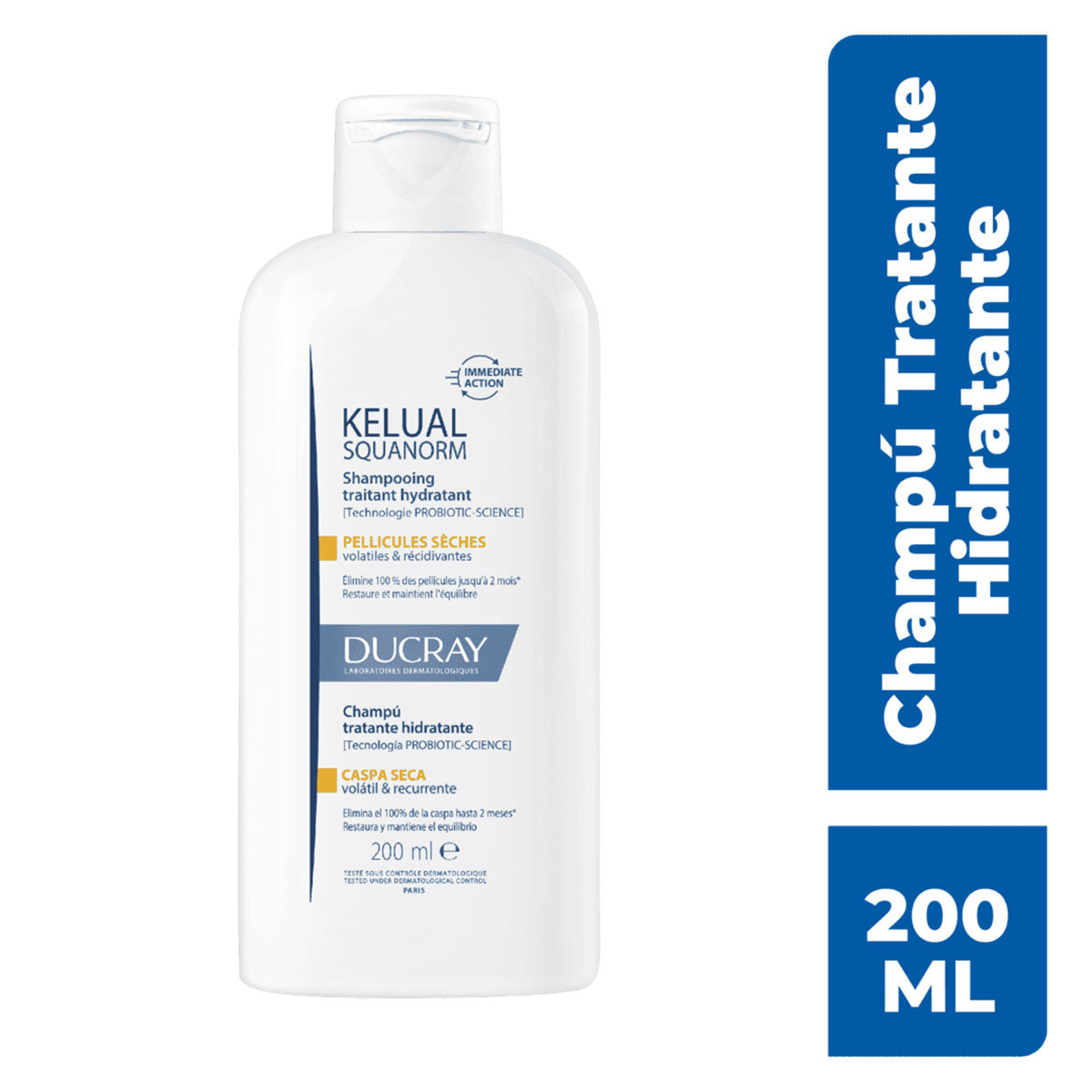 DUCRAY KELUAL SQUANORM SHAMPOO CASPA SECA 200ML