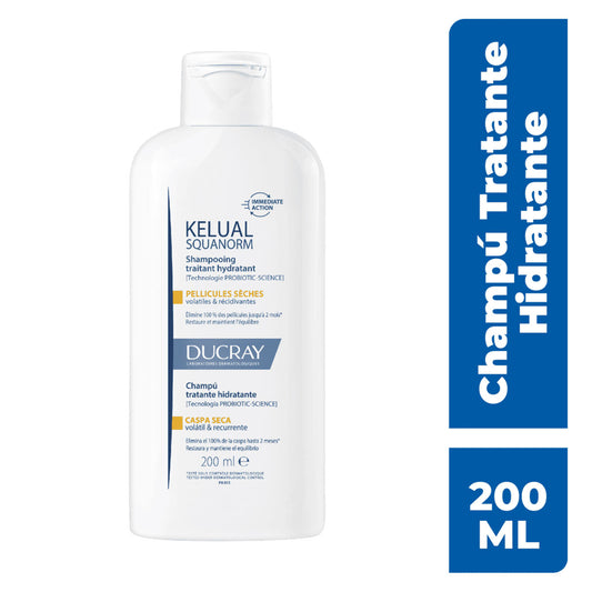 DUCRAY KELUAL SQUANORM SHAMPOO CASPA SECA 200ML