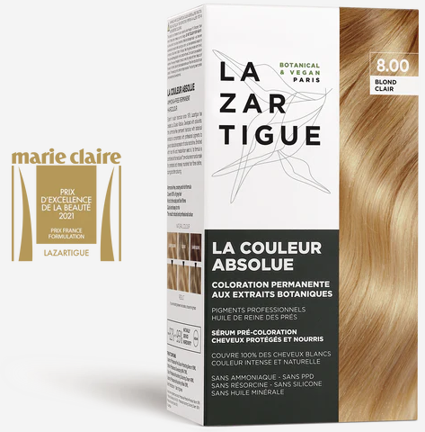 LAZARTIGUE LA COULEUR ABSOLUE TINTE NATURAL TONO 8 RUBIO LIGTH