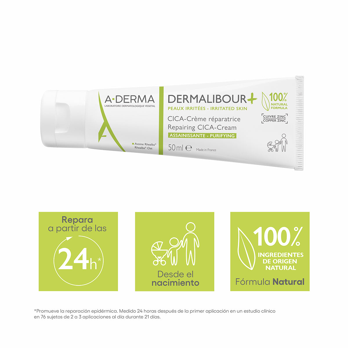 ADERMA DERMALIBOUR + CICA CREMA REPARADORA  50 Ml