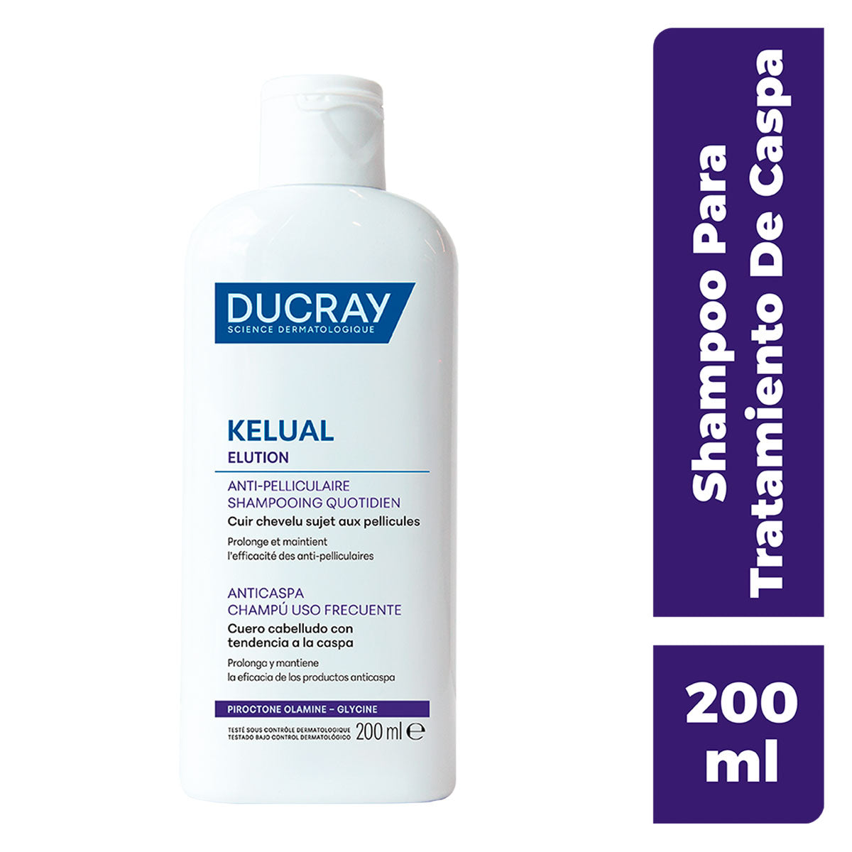 DUCRAY ELUTION SHAMPOO REEQUILIBRANTE PARA ANTICASPA SUAVE 200 ML