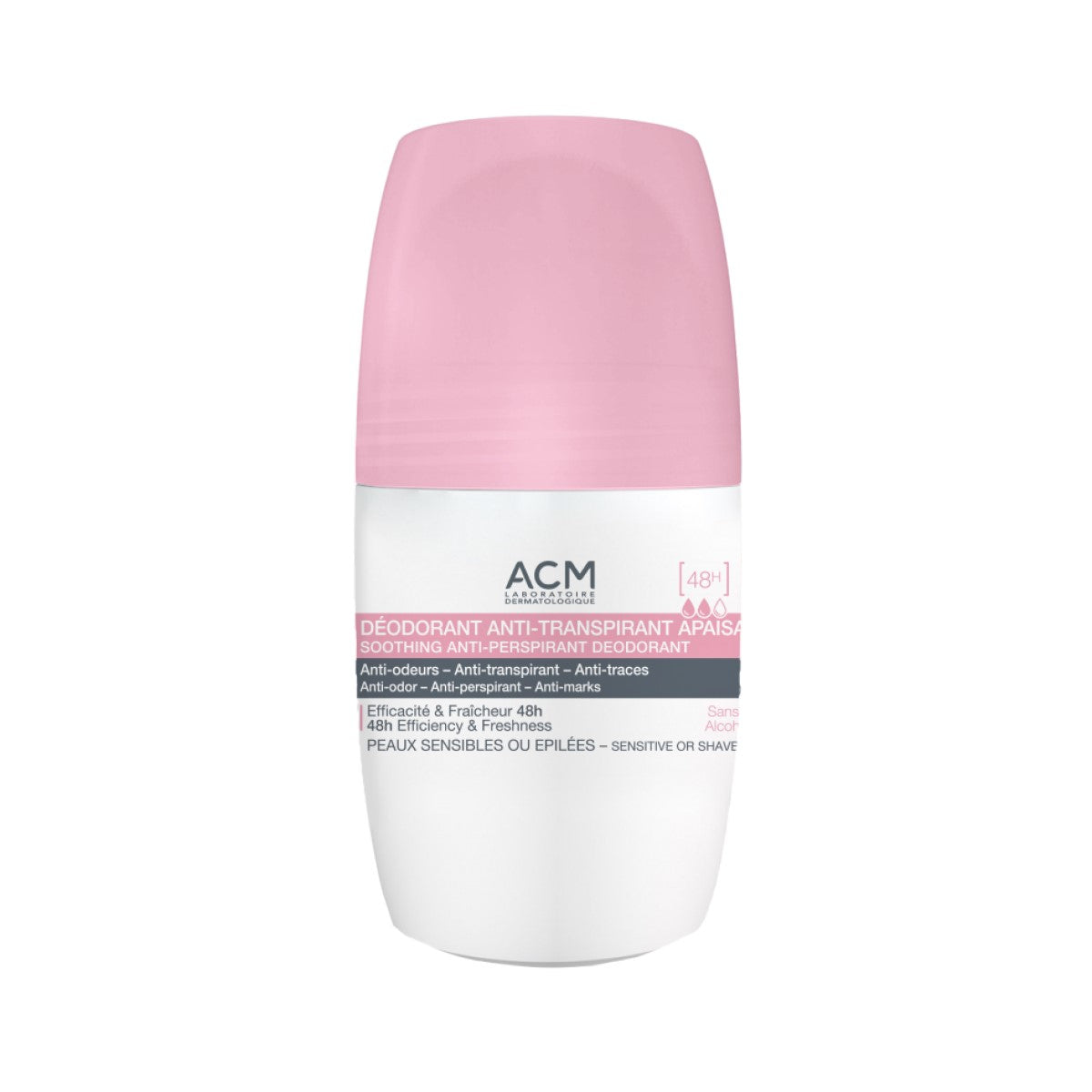 ACM DESODORANTE ANTITRANSPIRANTE CALMANTE PIEL SENSIBLE  48H 50 Ml