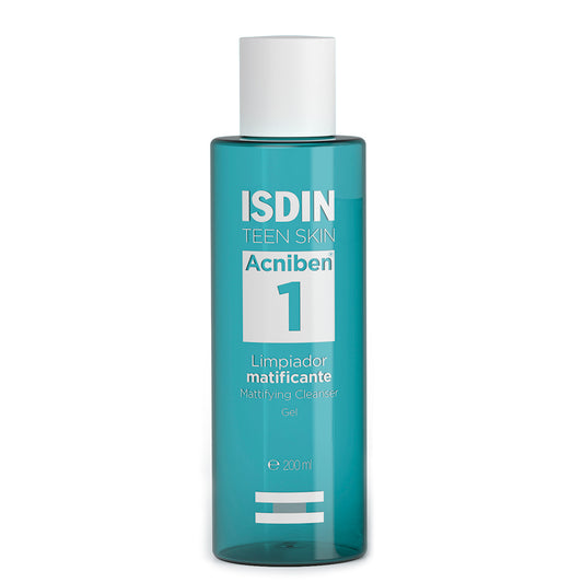 ISDIN Acniben Limpiador Matificante Para Piel Grasa Gel 200 Ml