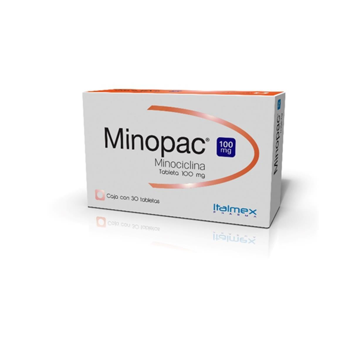 ITALMEX MINOPAC 100 MG 30 TABS