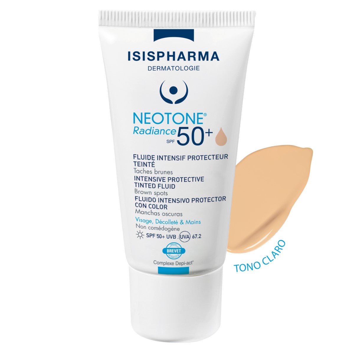 ISISPHARMA NEOTONE RADIANCE CREMA FLUIDA FACIAL FPS 50+ TONO CLARO 30ML